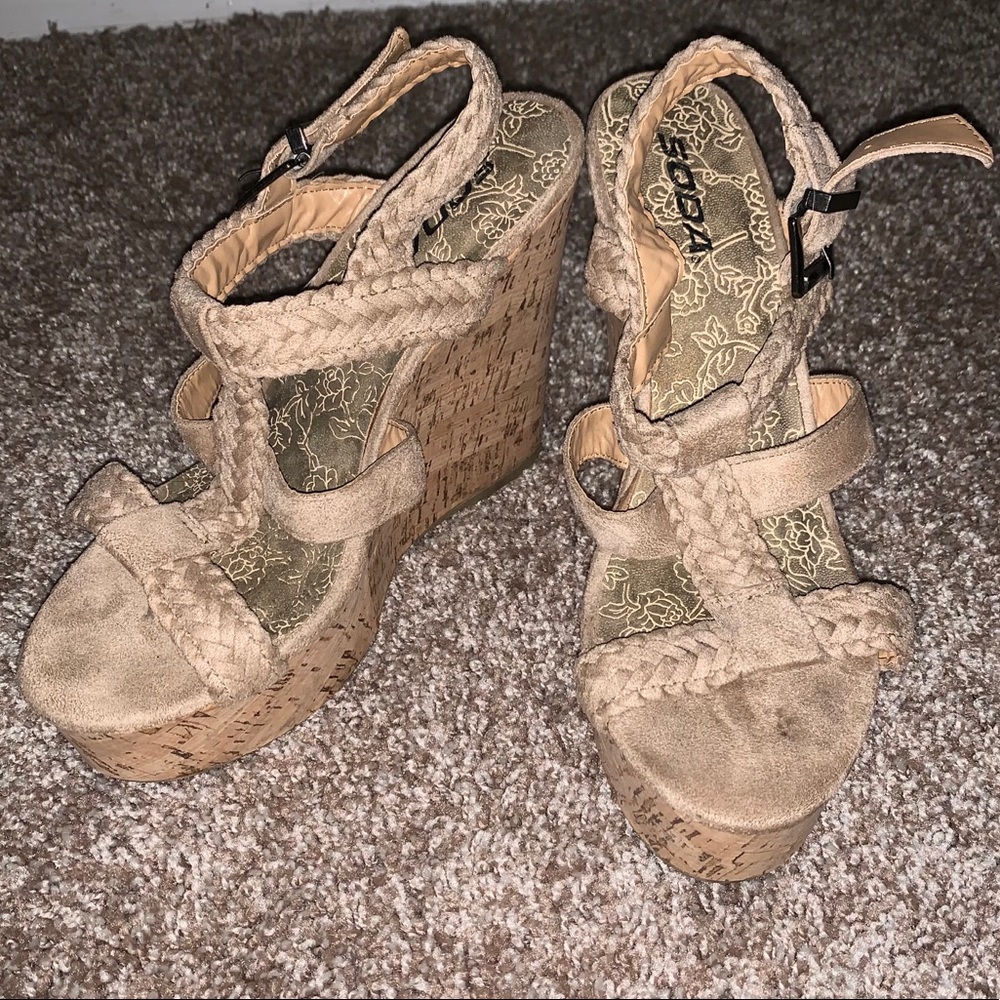 Soda heels worn twice!